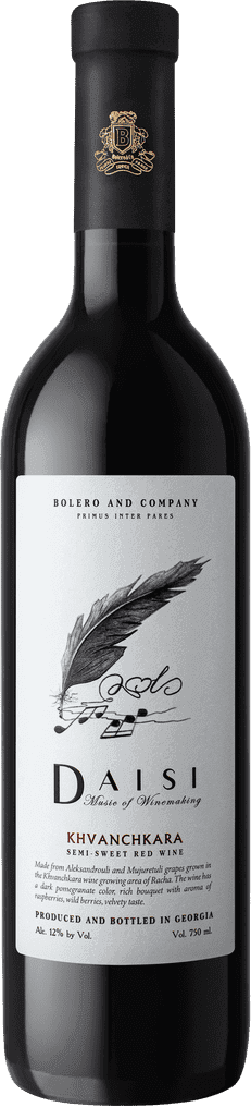 Khvanchkara wine bottle