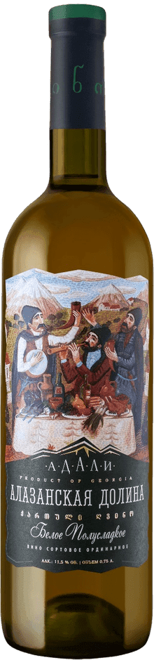 Alazani Valley wine bottle