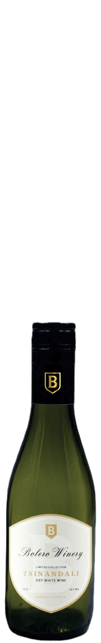 Tsinandali 187ml wine bottle