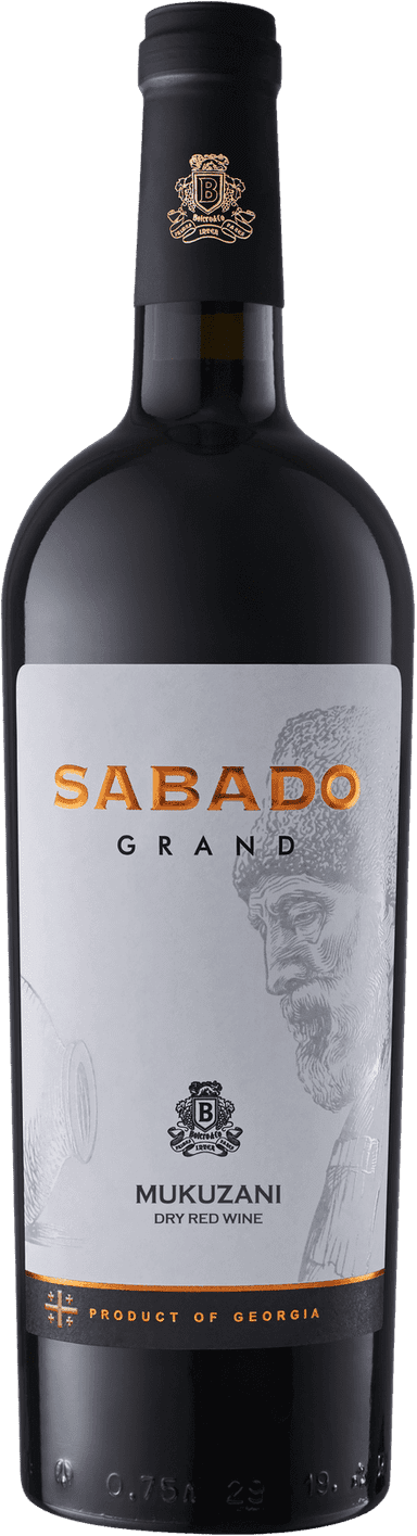 Mukuzani wine bottle